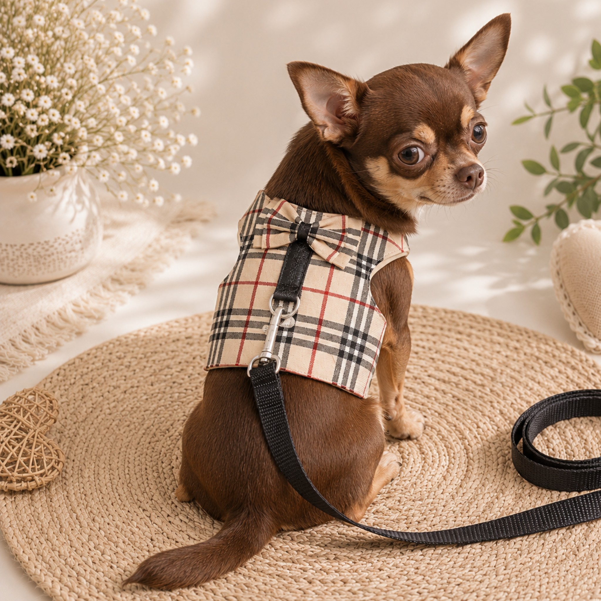 Pettorina Elegante per Cani London Chic